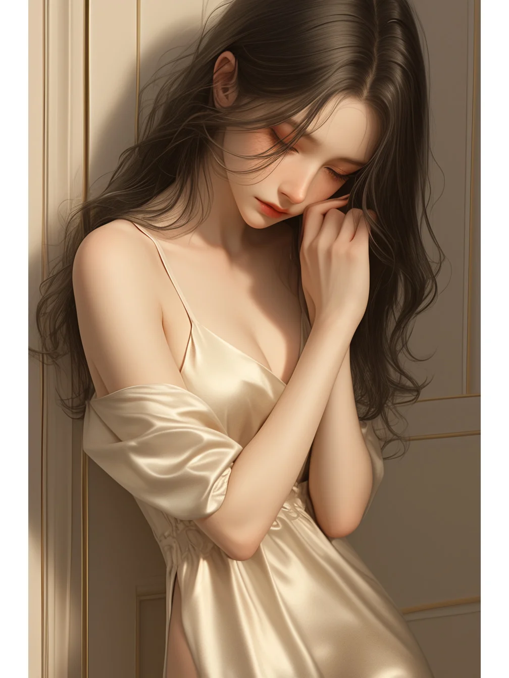AI画美女｜等不到的人 不必再等 （含咒语）