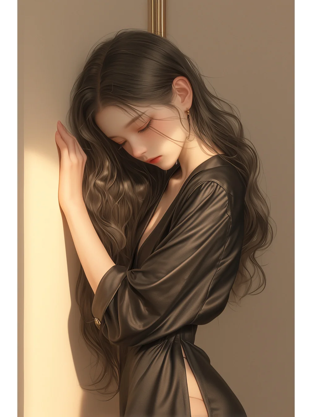 AI画美女｜等不到的人 不必再等 （含咒语）