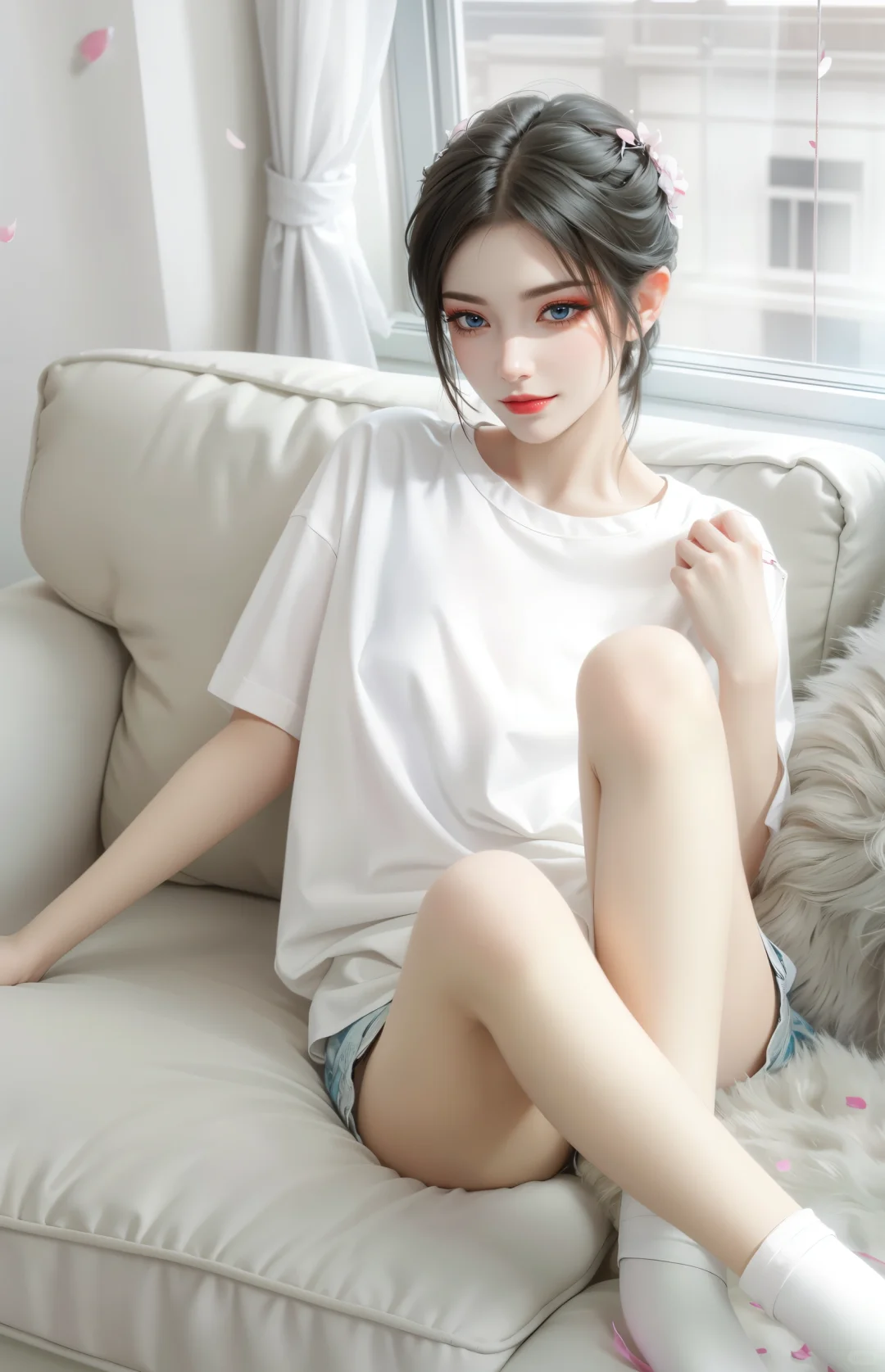 美杜莎的夏日棚拍?