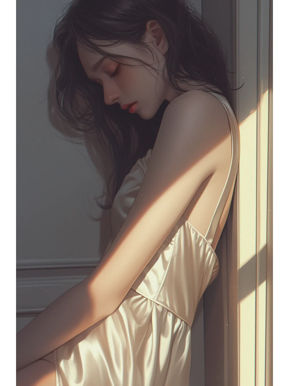 AI画美女｜等不到的人 不必再等 （含咒语）