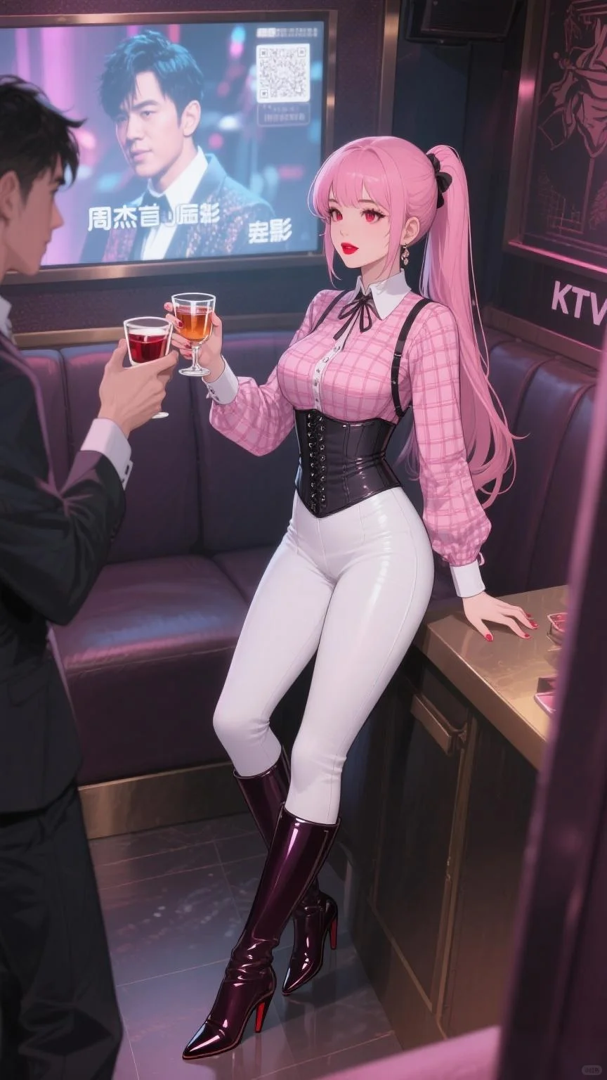 壁纸分享：国风KTV里的巧妙邂逅(二)