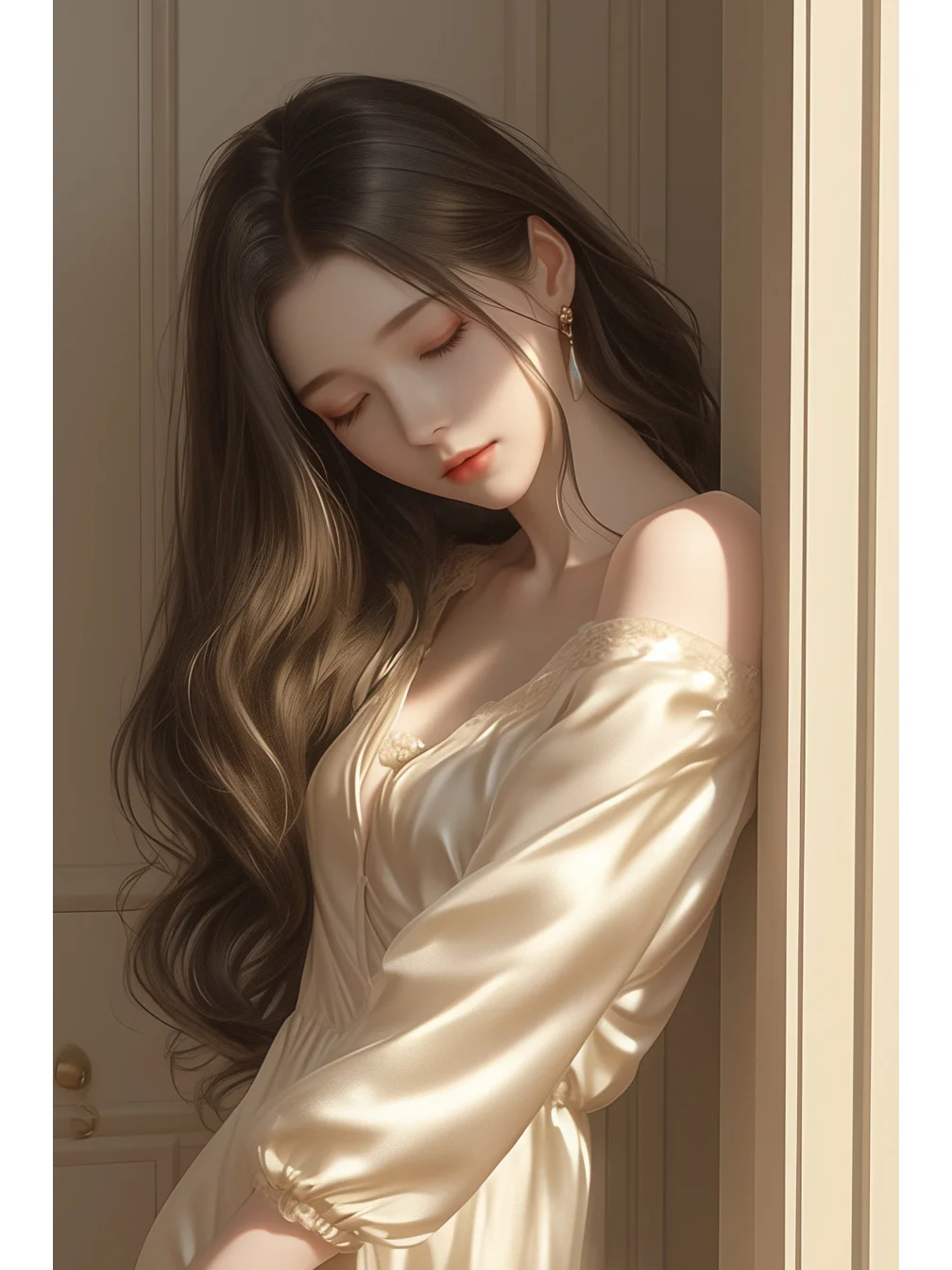 AI画美女｜等不到的人 不必再等 （含咒语）