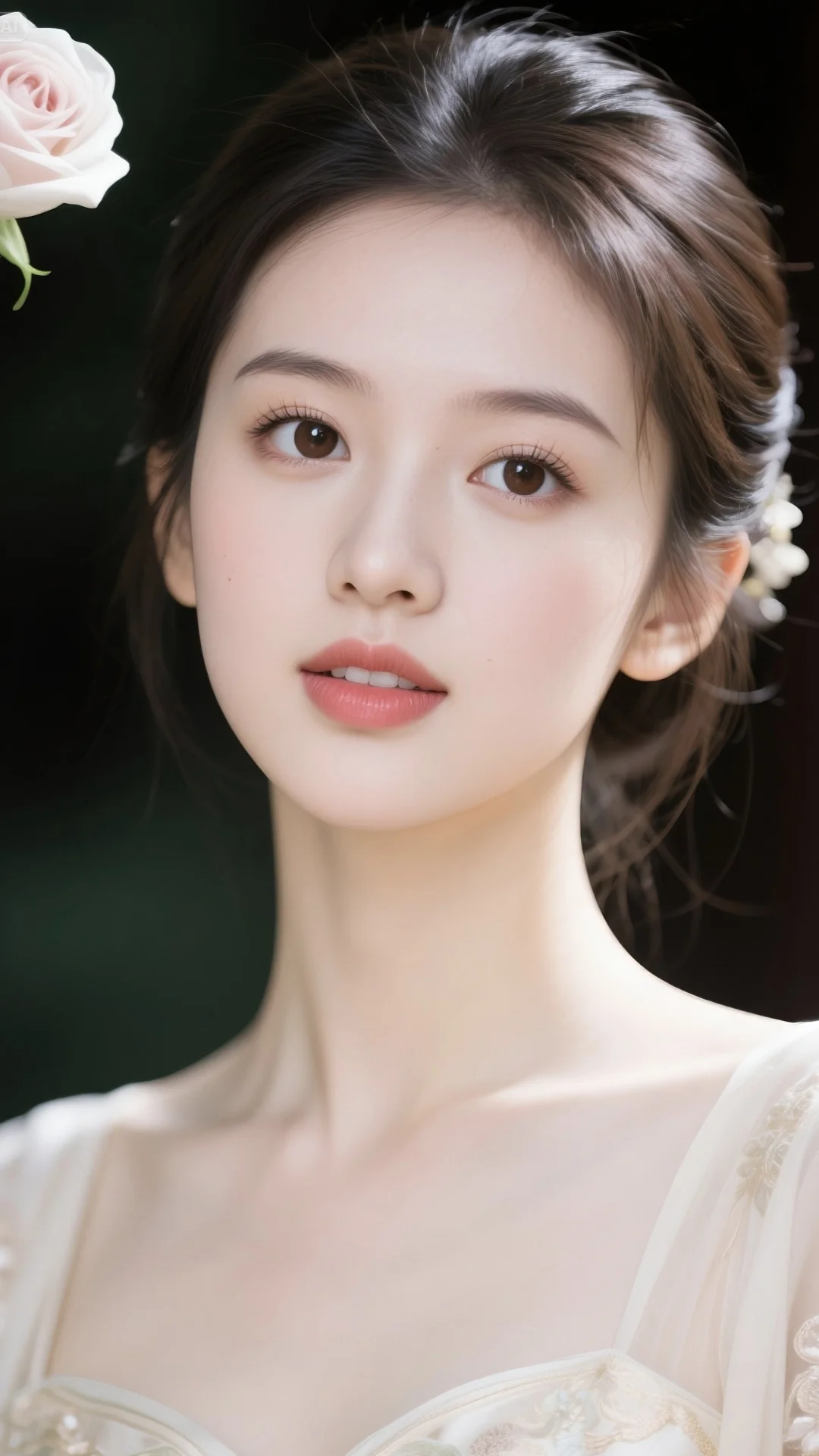 九曲廊深锁胭脂，一步莲华一步痴