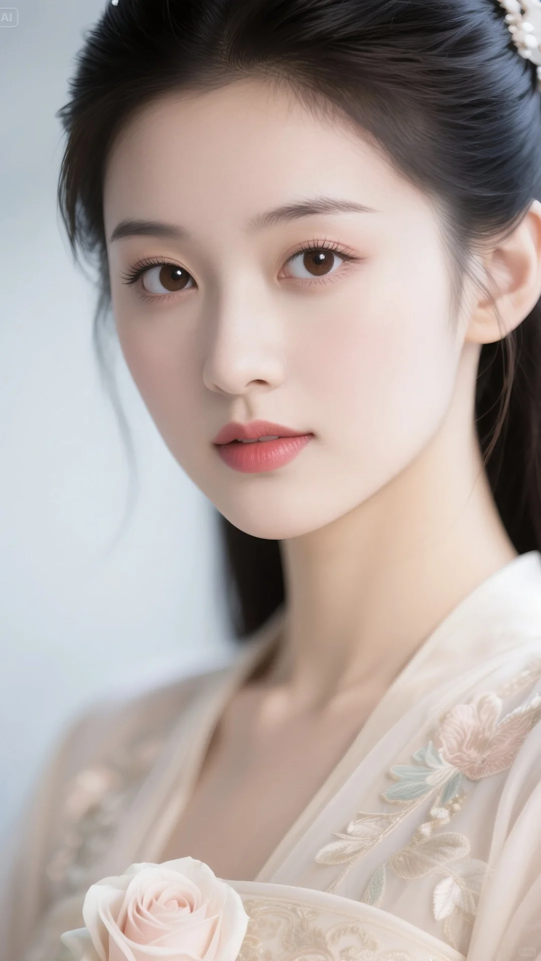 九曲廊深锁胭脂，一步莲华一步痴