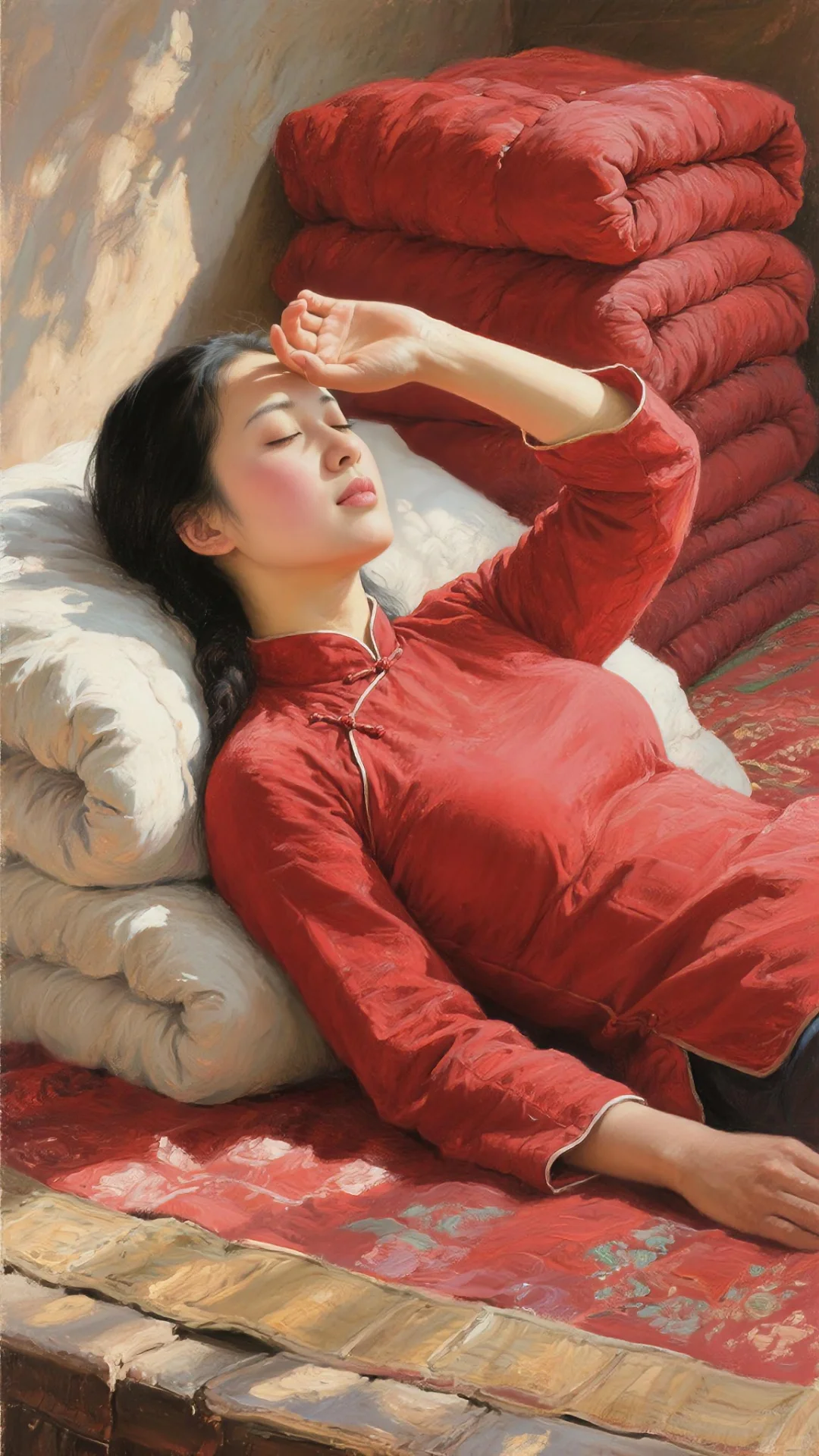 AI油画习作《阳光正好》系列3