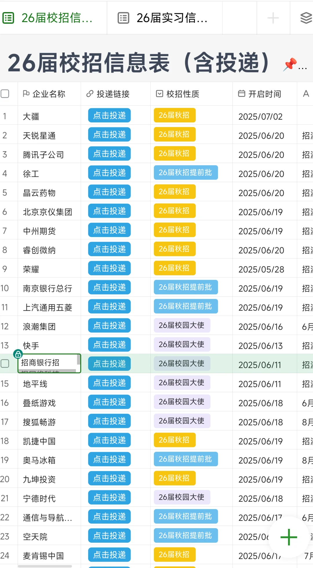 7.1秋招情况