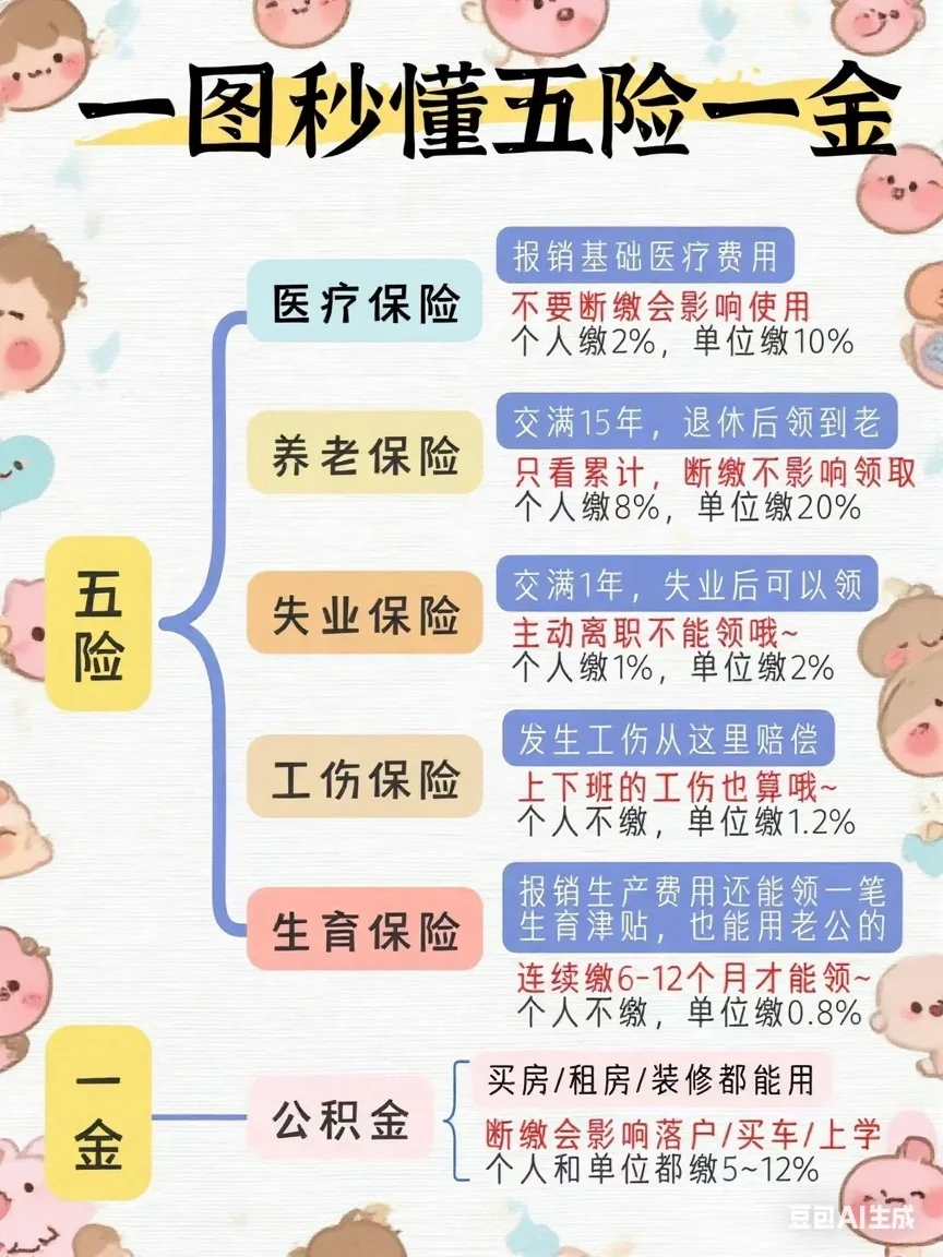 终于有人把五险一金搞懂了