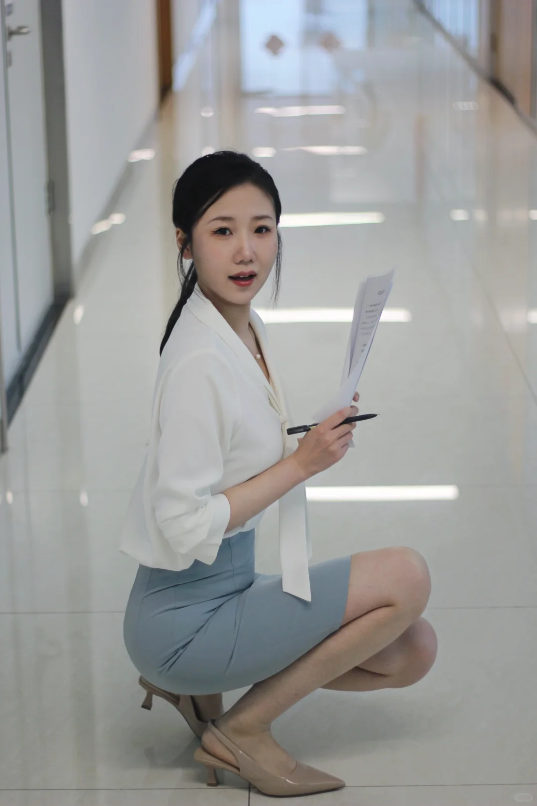 当摄影师成为临时模特