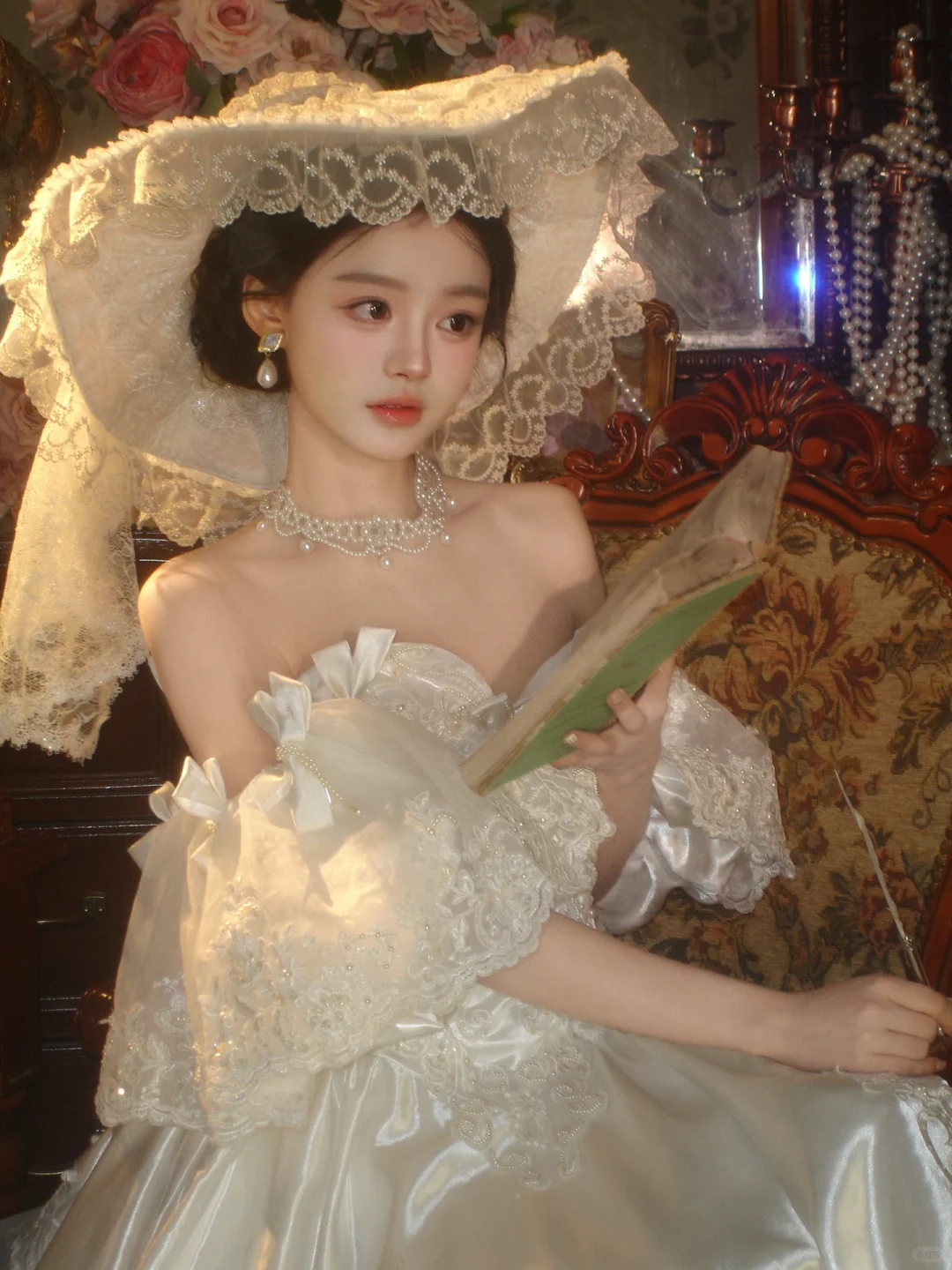 ccd拍的复古画报婚纱