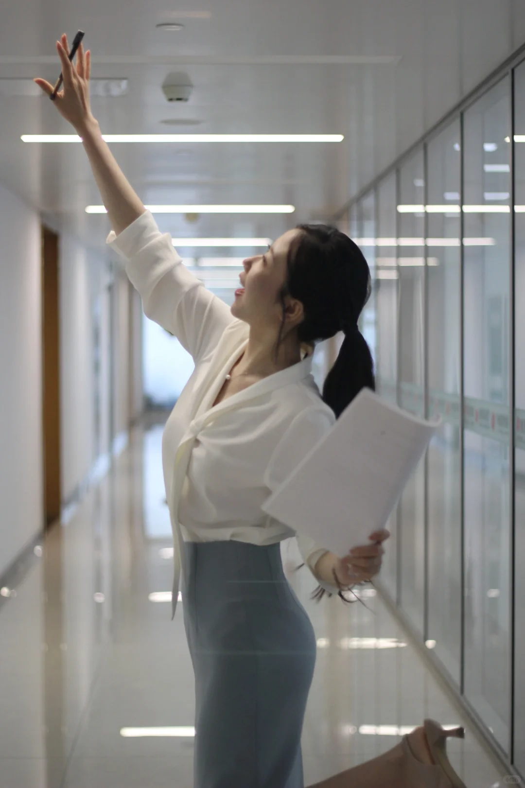 当摄影师成为临时模特