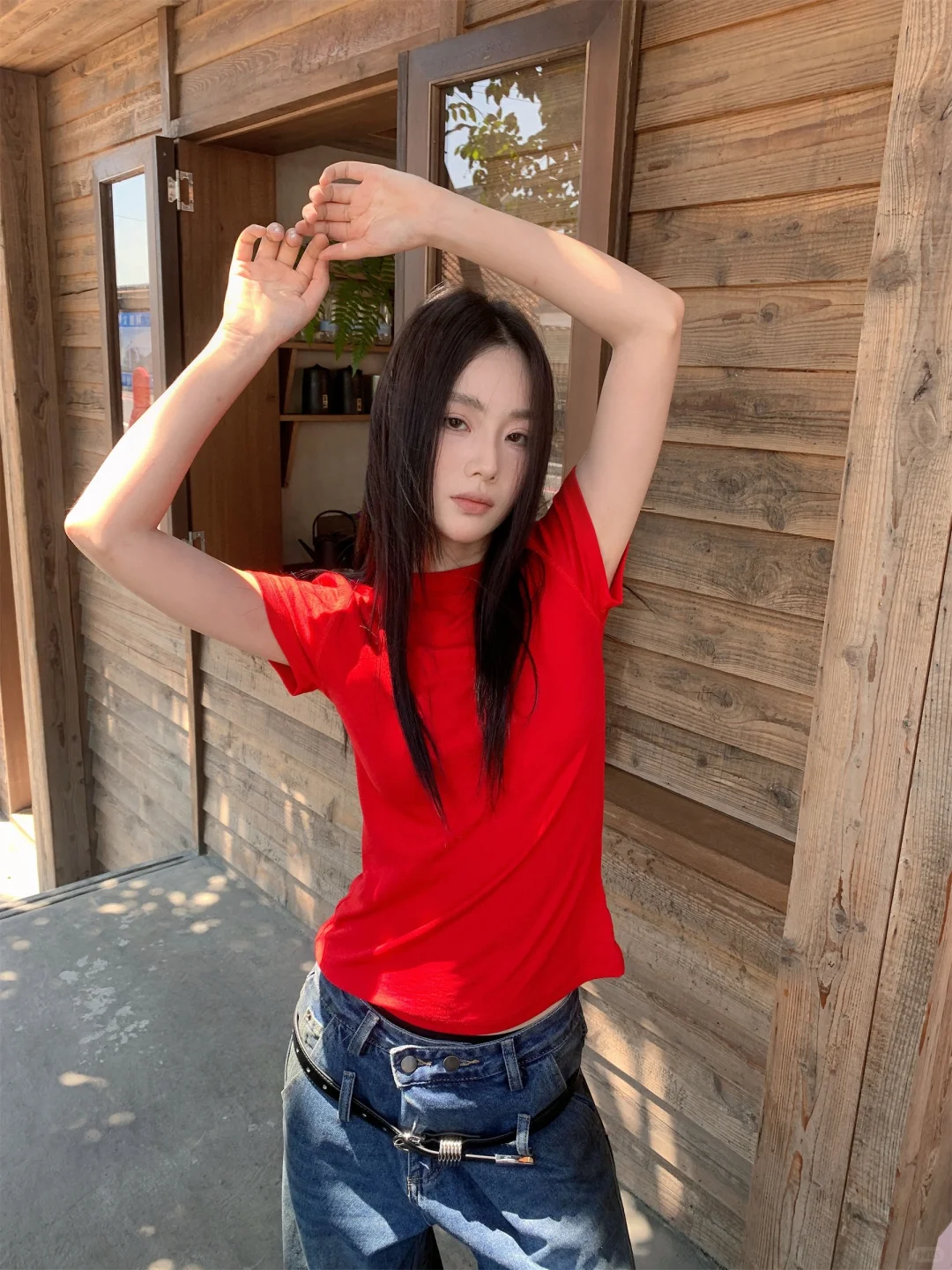 一些松弛感拍照姿势