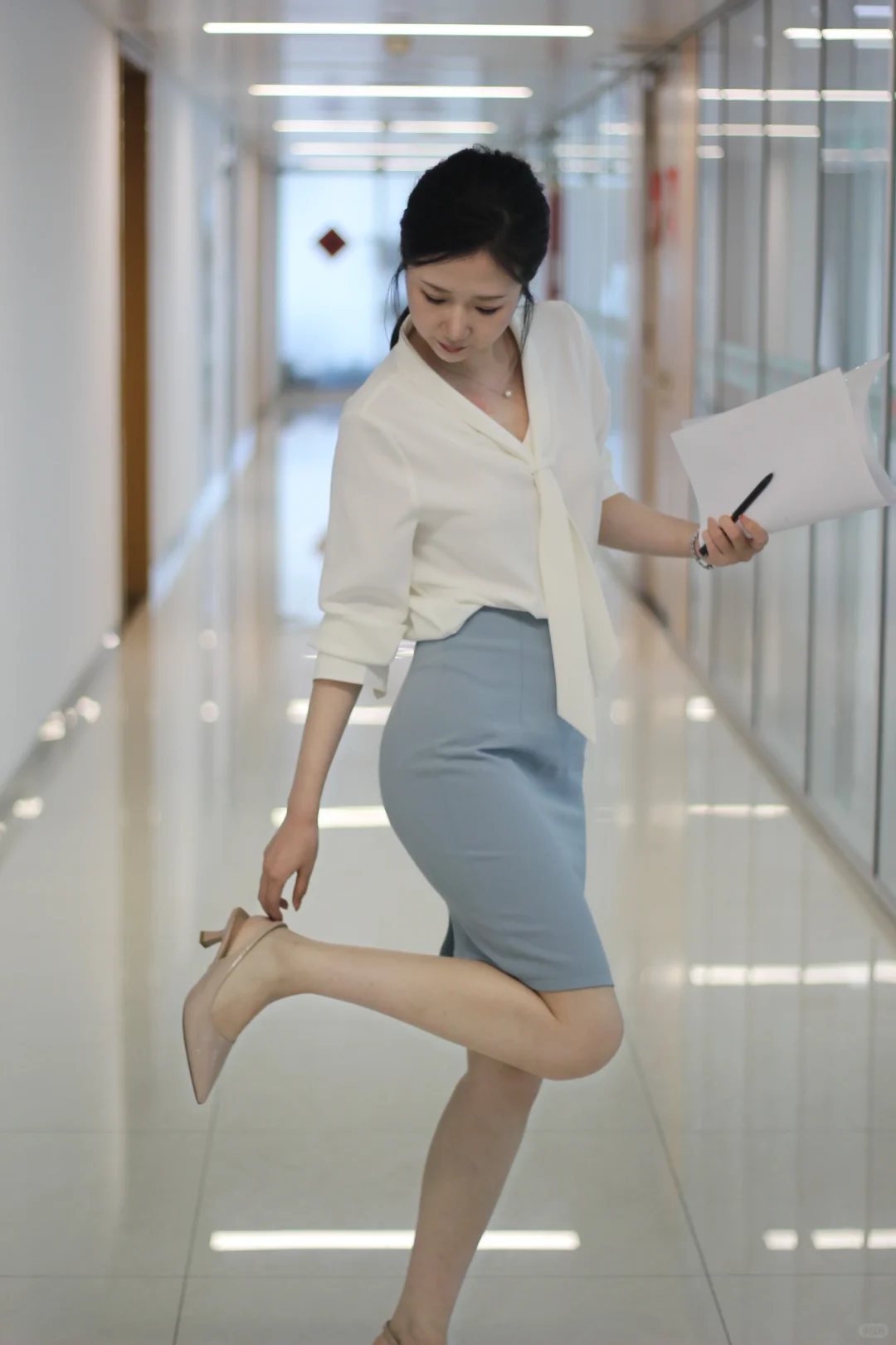 当摄影师成为临时模特