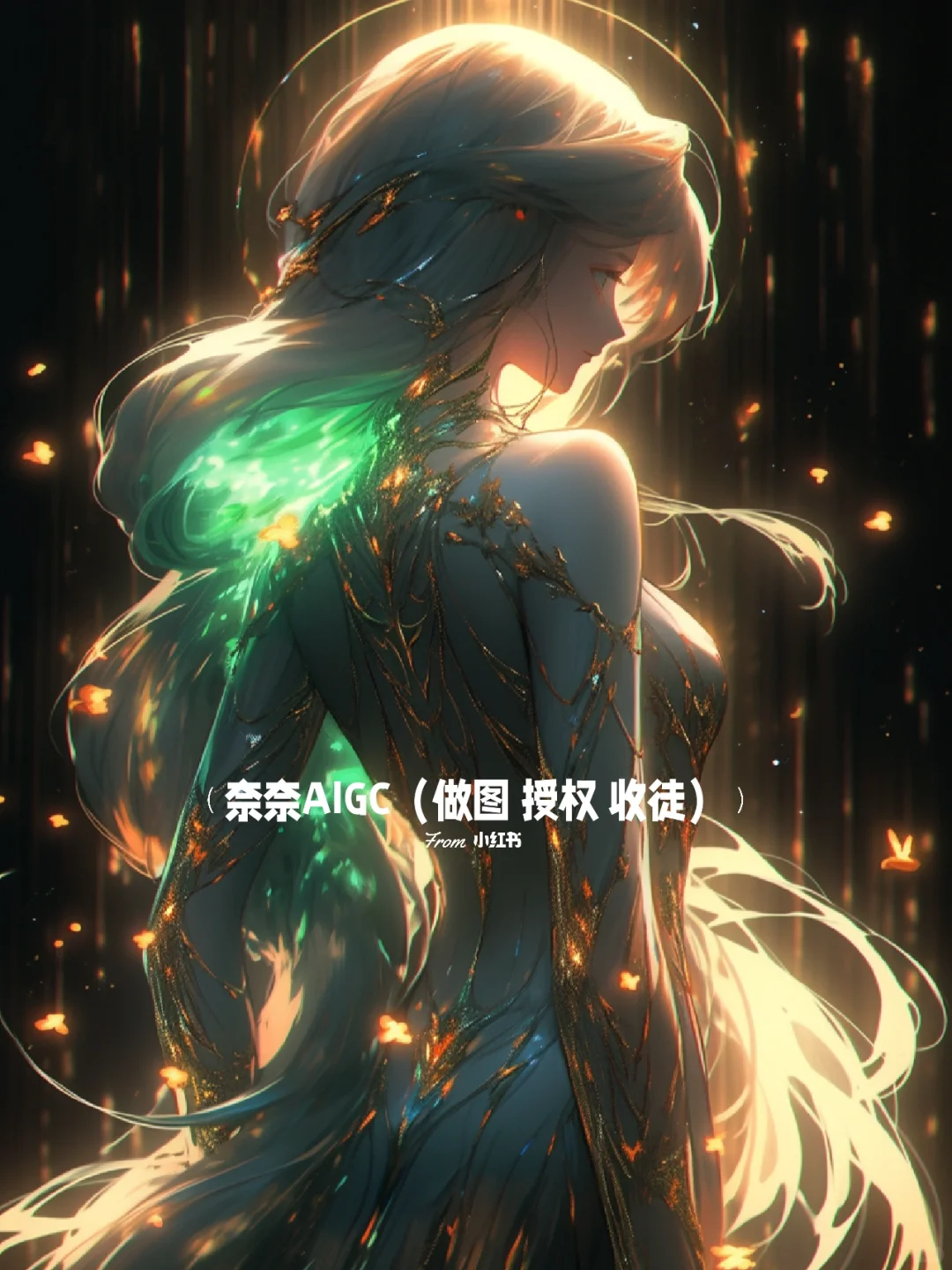 自然之灵 背影|?绝美森林女神特写美图