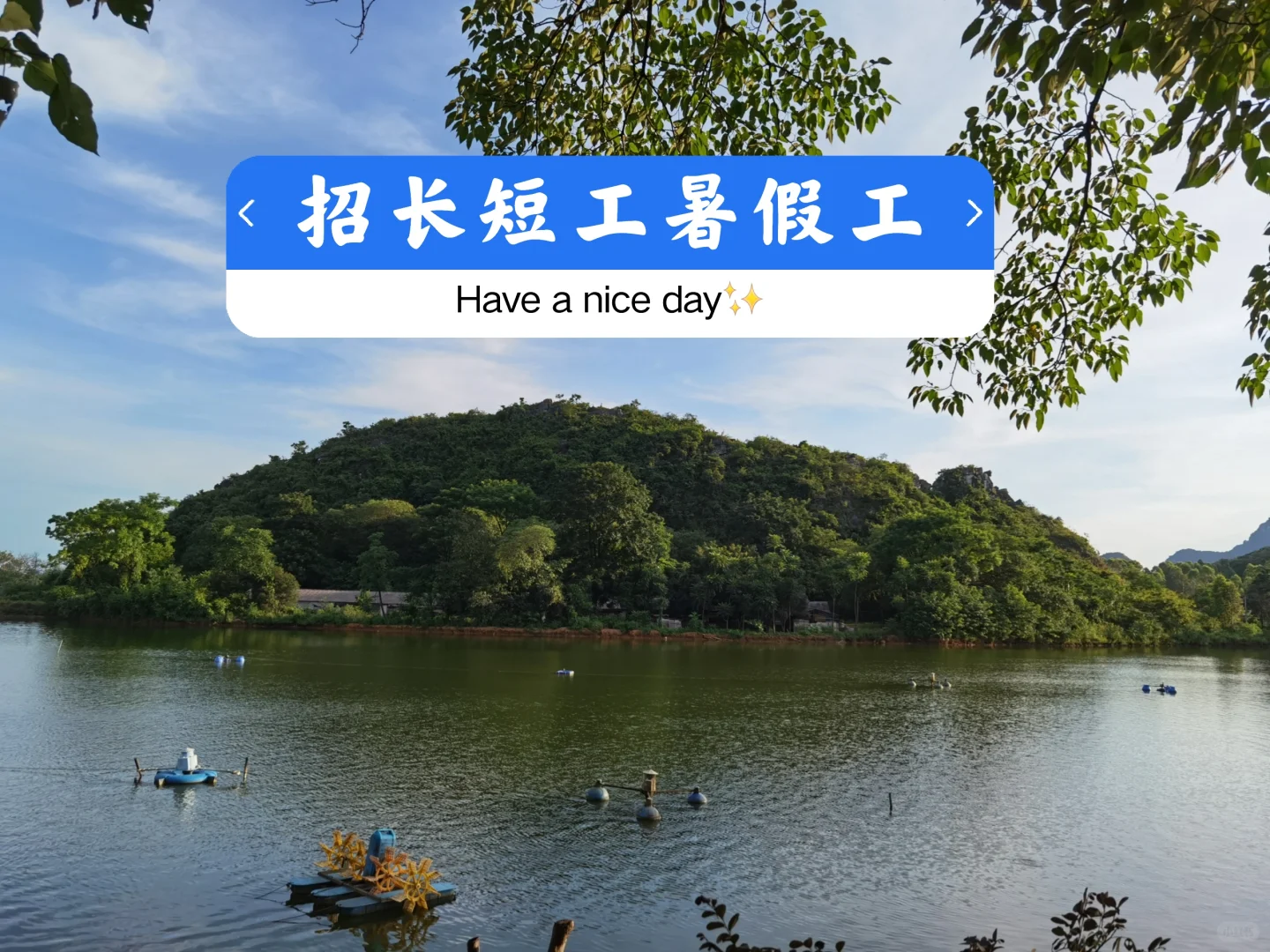 招长短工，暑假工，桂林雁山区秦村农场招工