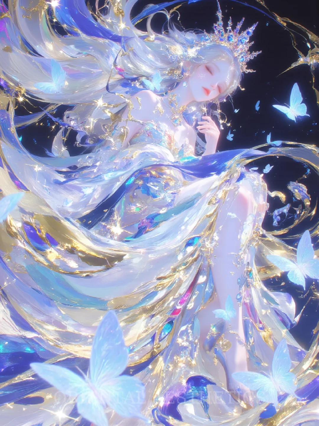 荧蝶美人，仙袂飘扬古韵流转