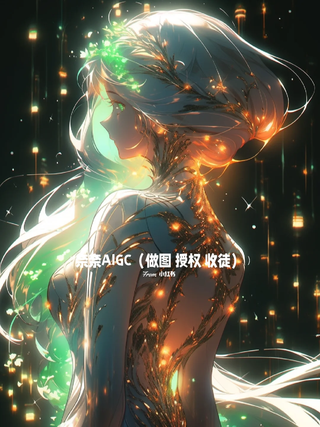 自然之灵 背影|?绝美森林女神特写美图