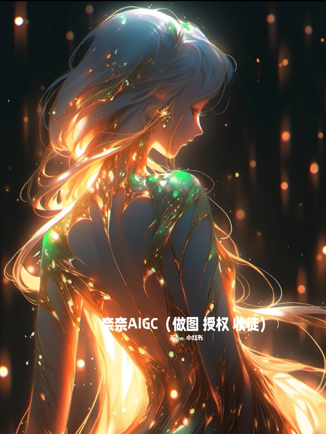 自然之灵 背影|?绝美森林女神特写美图
