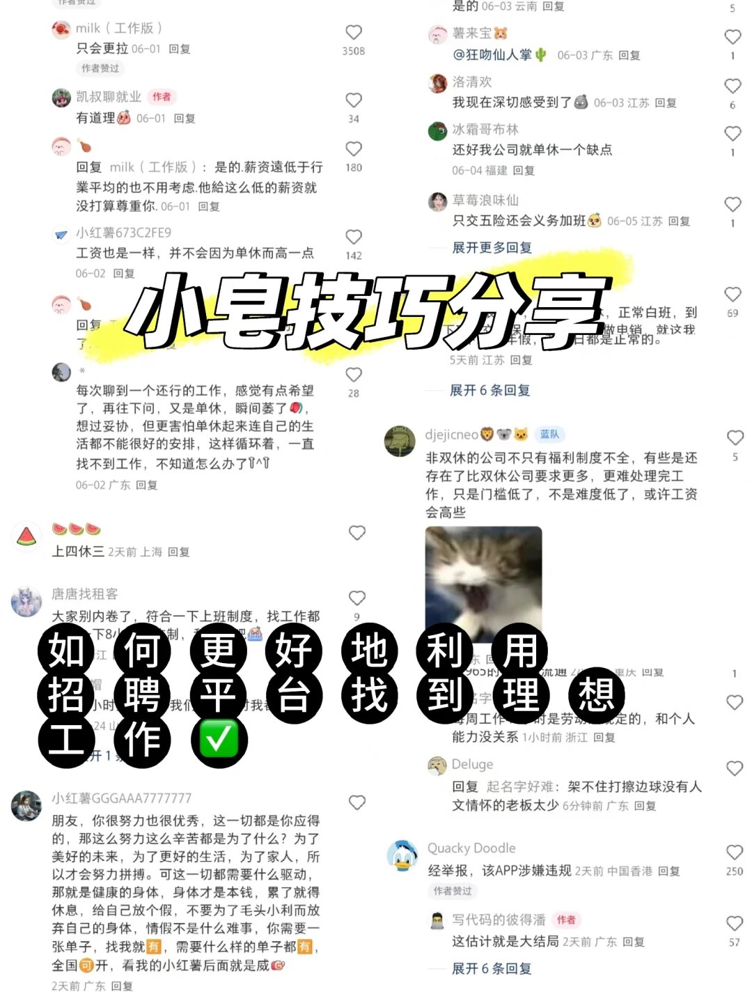 技巧分享|现在流行这种方式找双休工作✅