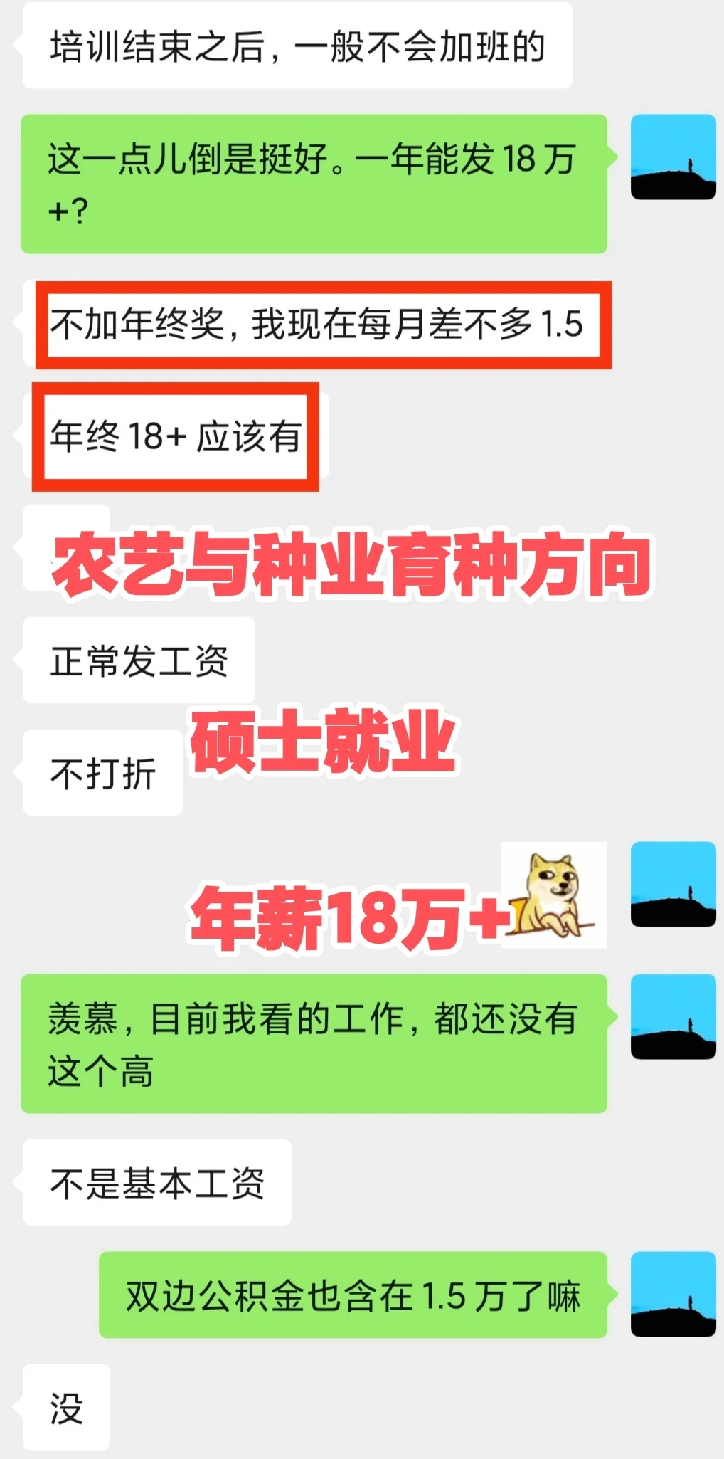 华中农业大学农艺与种业育种方向,年薪18万