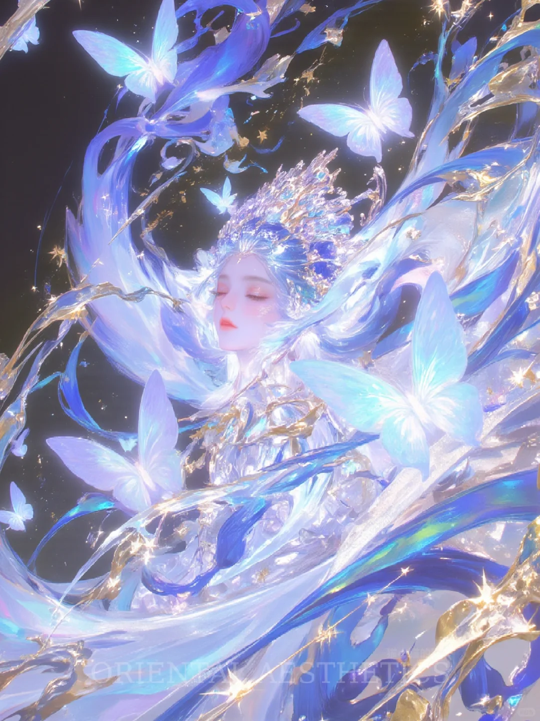 荧蝶美人，仙袂飘扬古韵流转