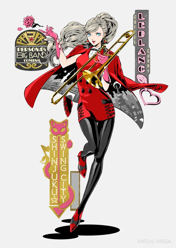 【女神异闻录5】特别大乐团音乐会 角色立绘!!