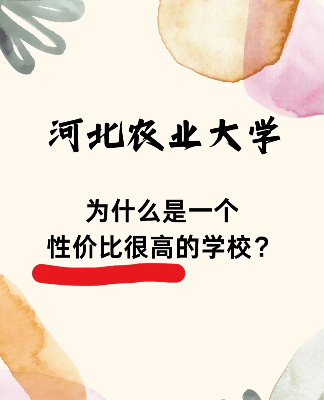 什么原因让河北农业大学火出圈?