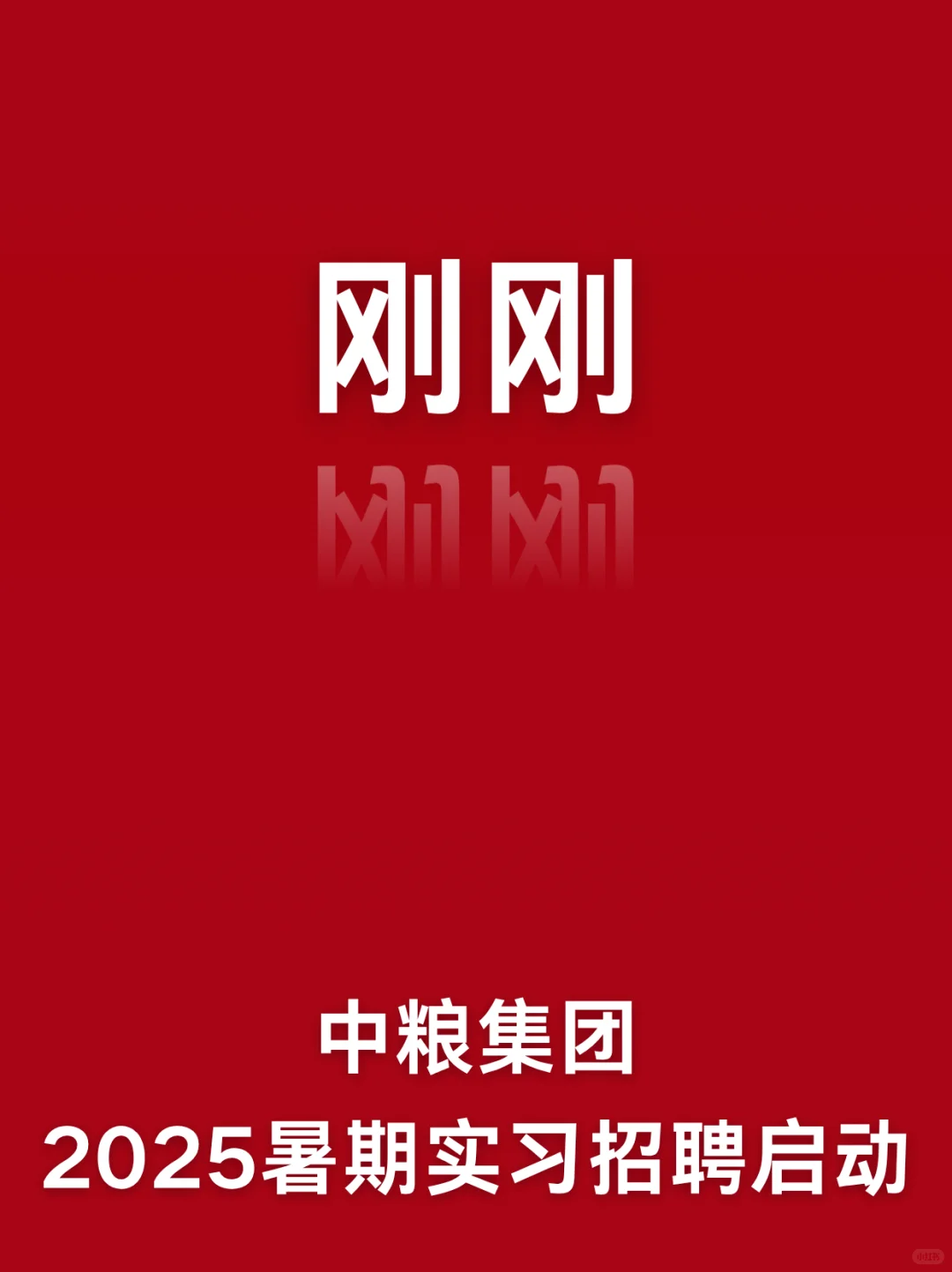 刚刚!中粮集团2025暑期实习招聘启动!
