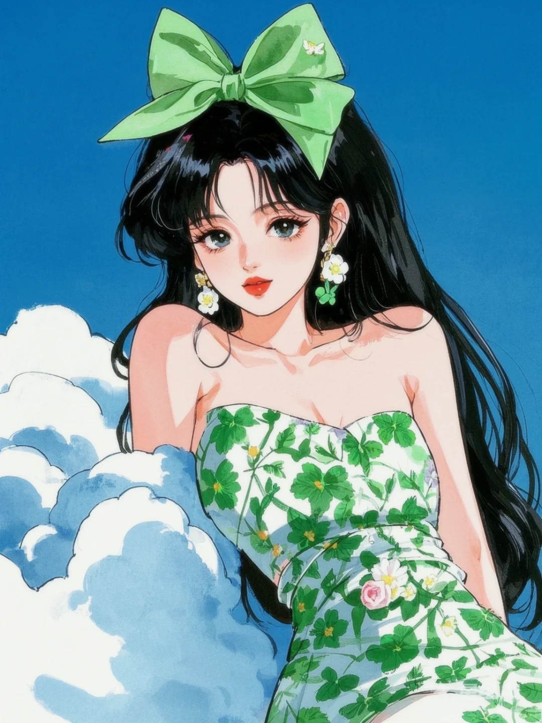 Ai画美人|明艳动人?