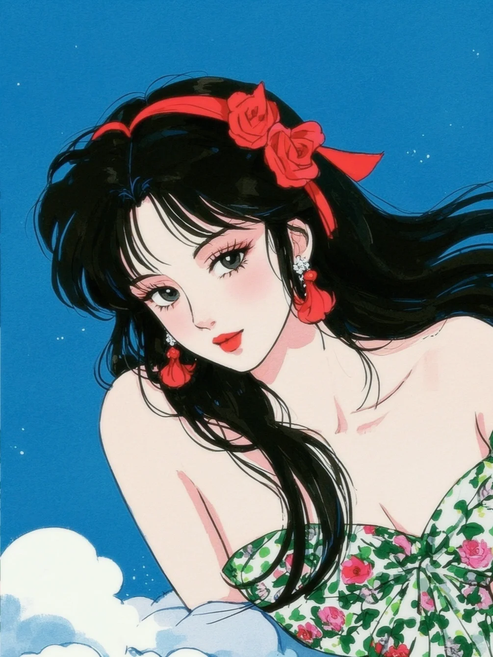 Ai画美人|明艳动人?