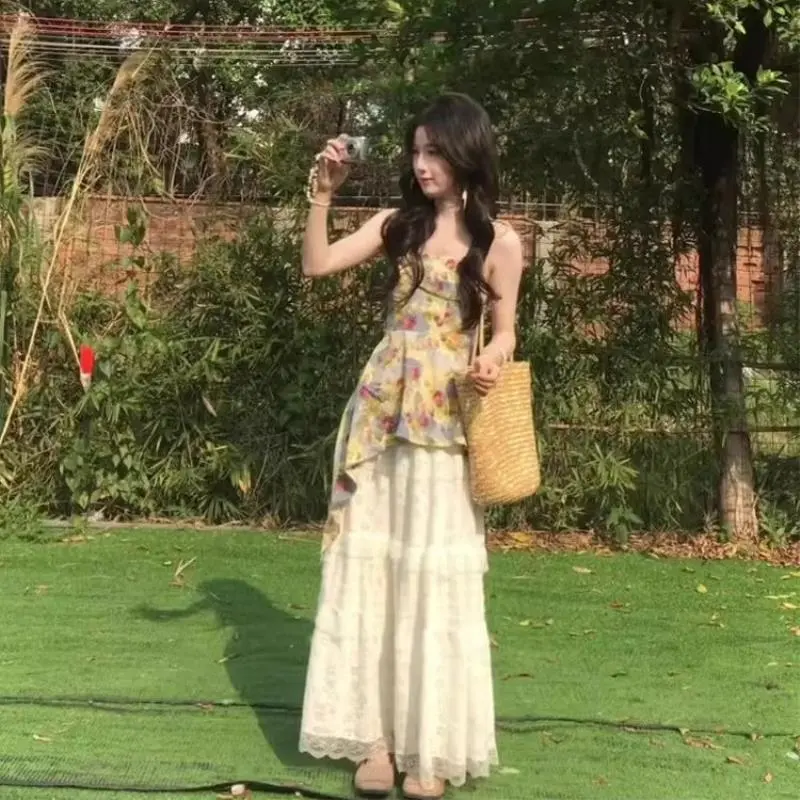 一字肩碎花辣妹T，夏日纯欲风天花板?