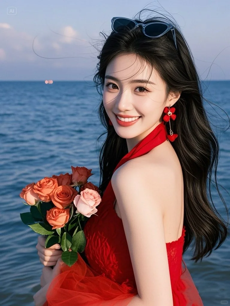 AI生成-氛围感女头