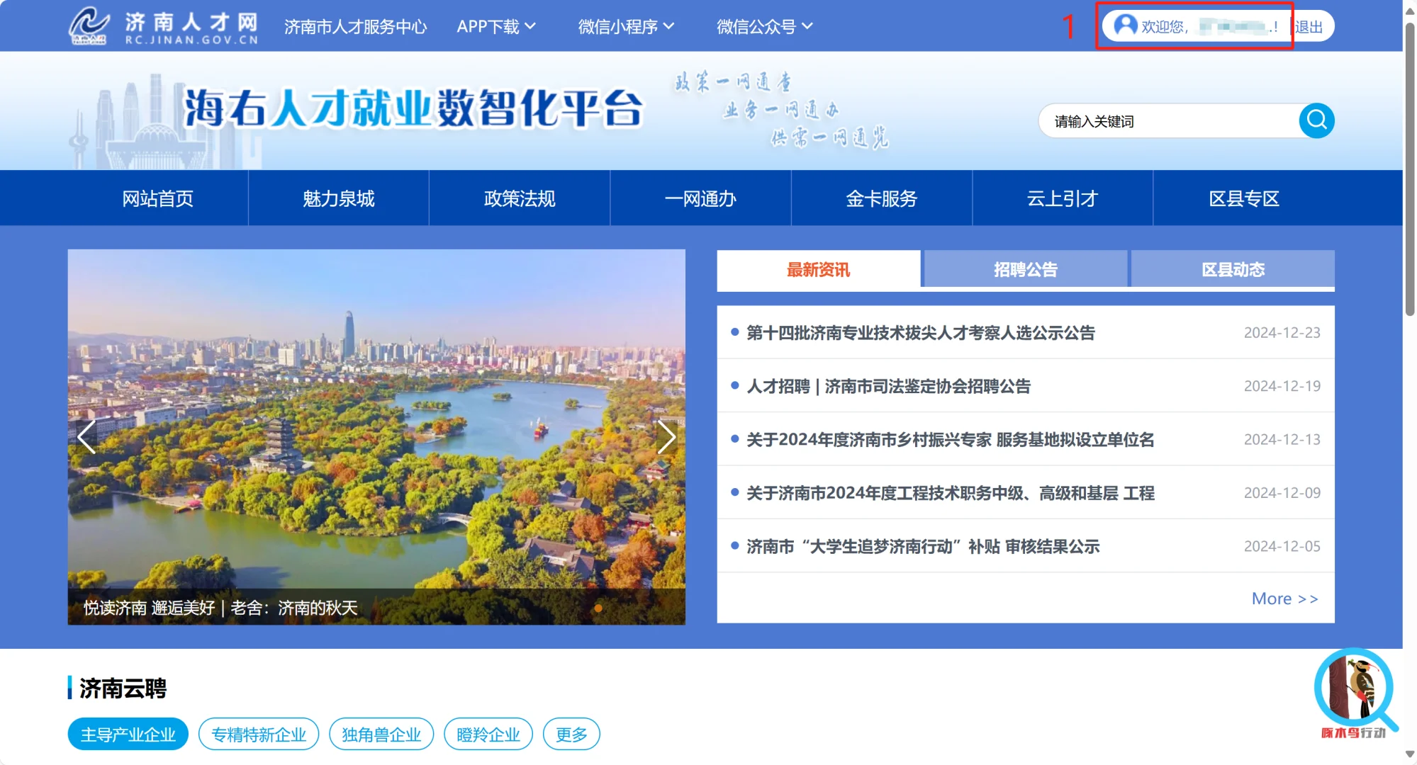 济南市E类人才认定操作流程