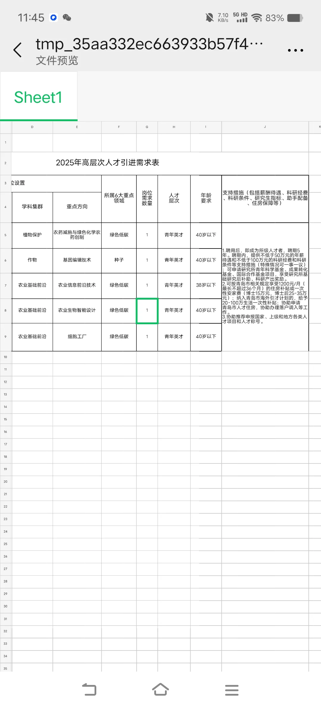 中国农业科学院烟草研究所2025高层次人才