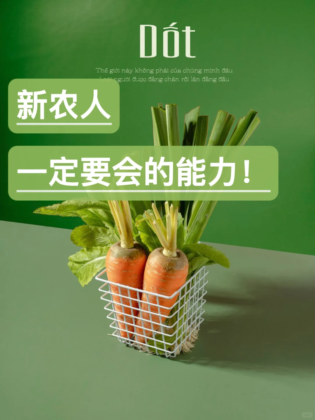 ? 【必读】新农人进来!你一定要学会的技能?