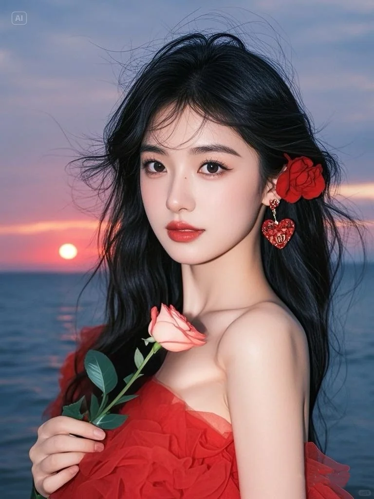AI生成-氛围感女头
