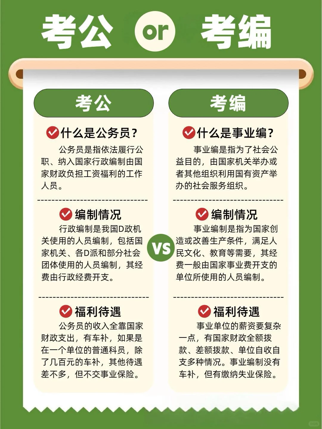 事业编和公务员区别,别再傻傻分不清楚啦!