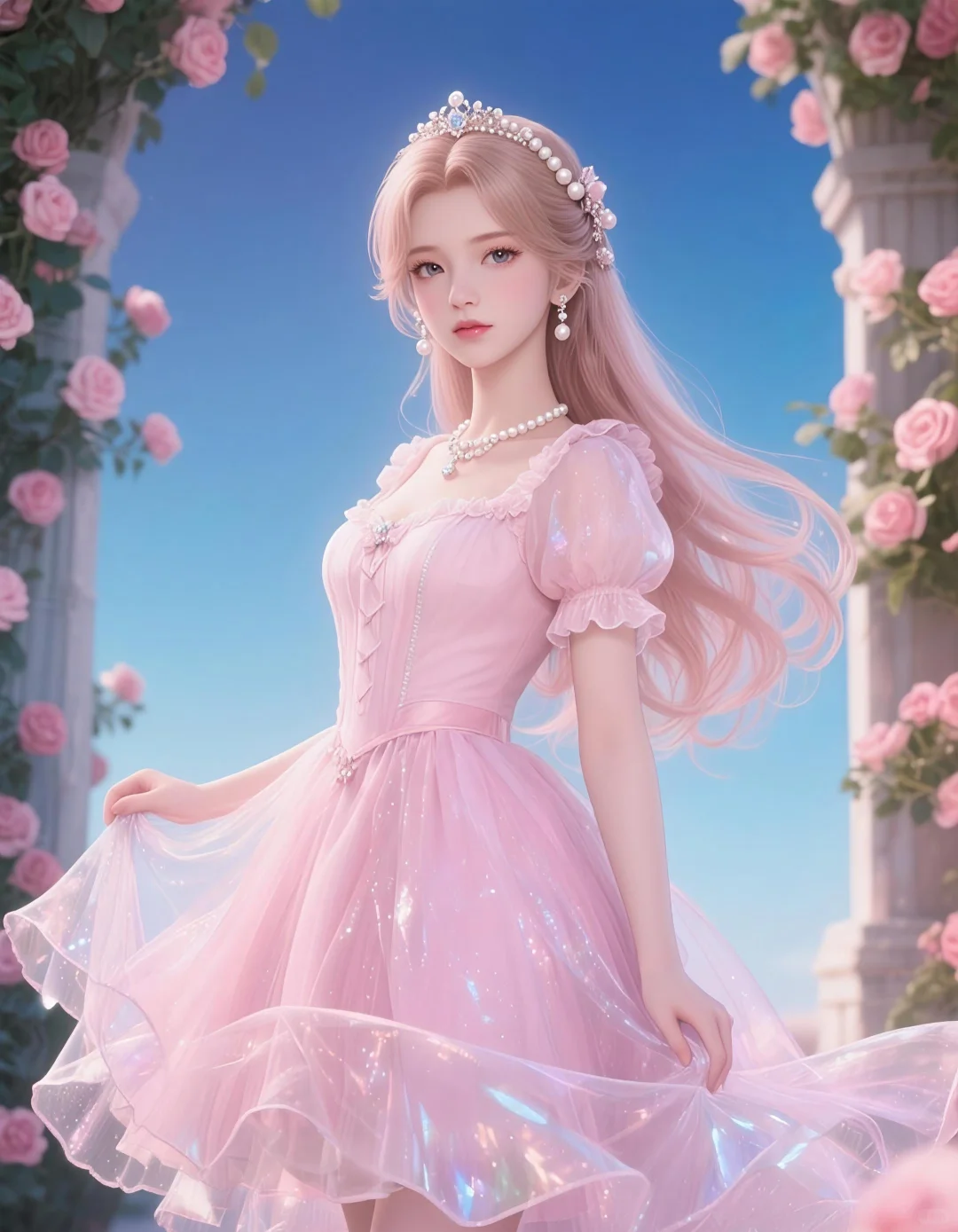 AI-二次元3D少女壁纸（2）