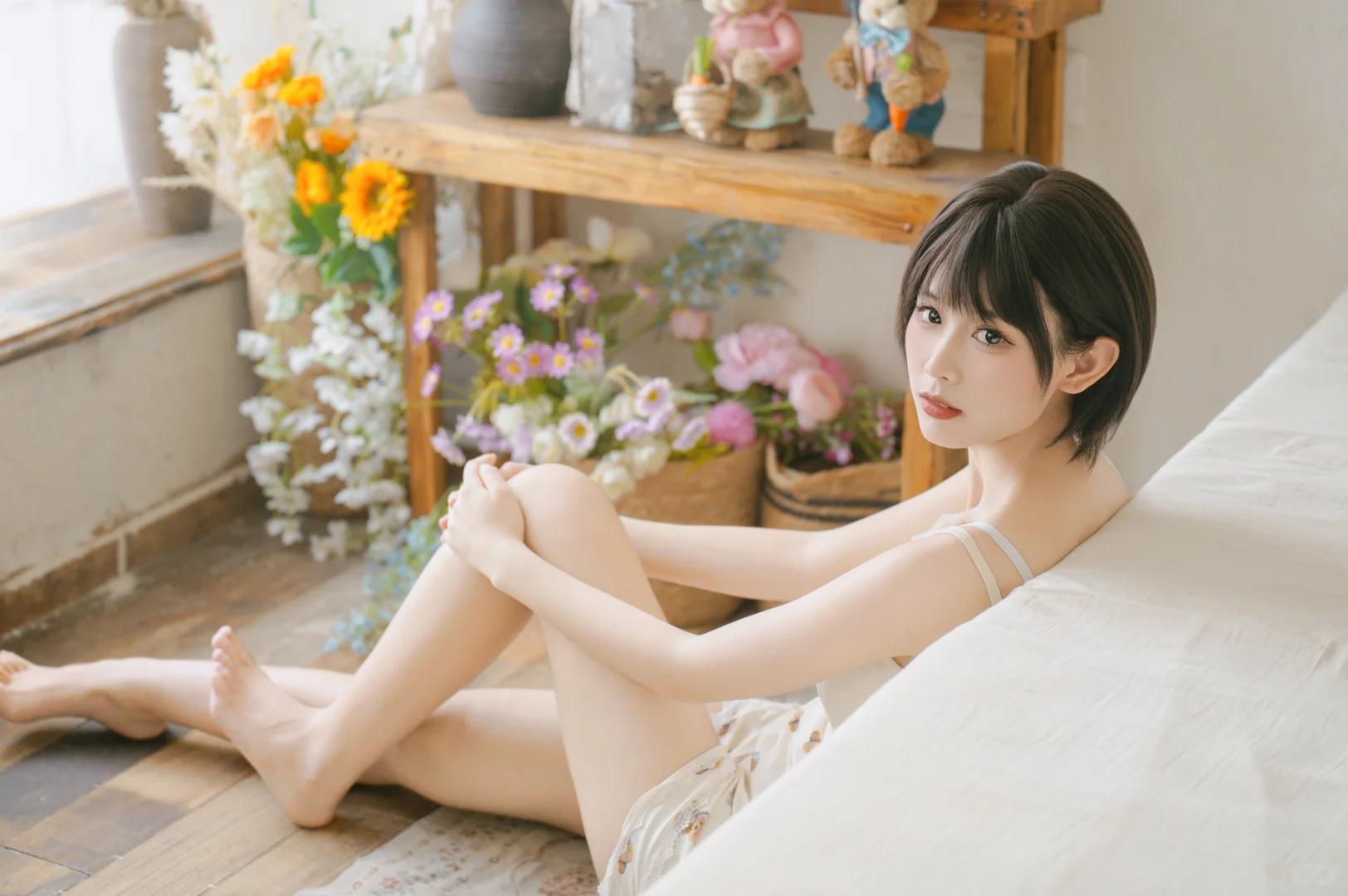 居家少女写真、慵懒感拉满(暖调)