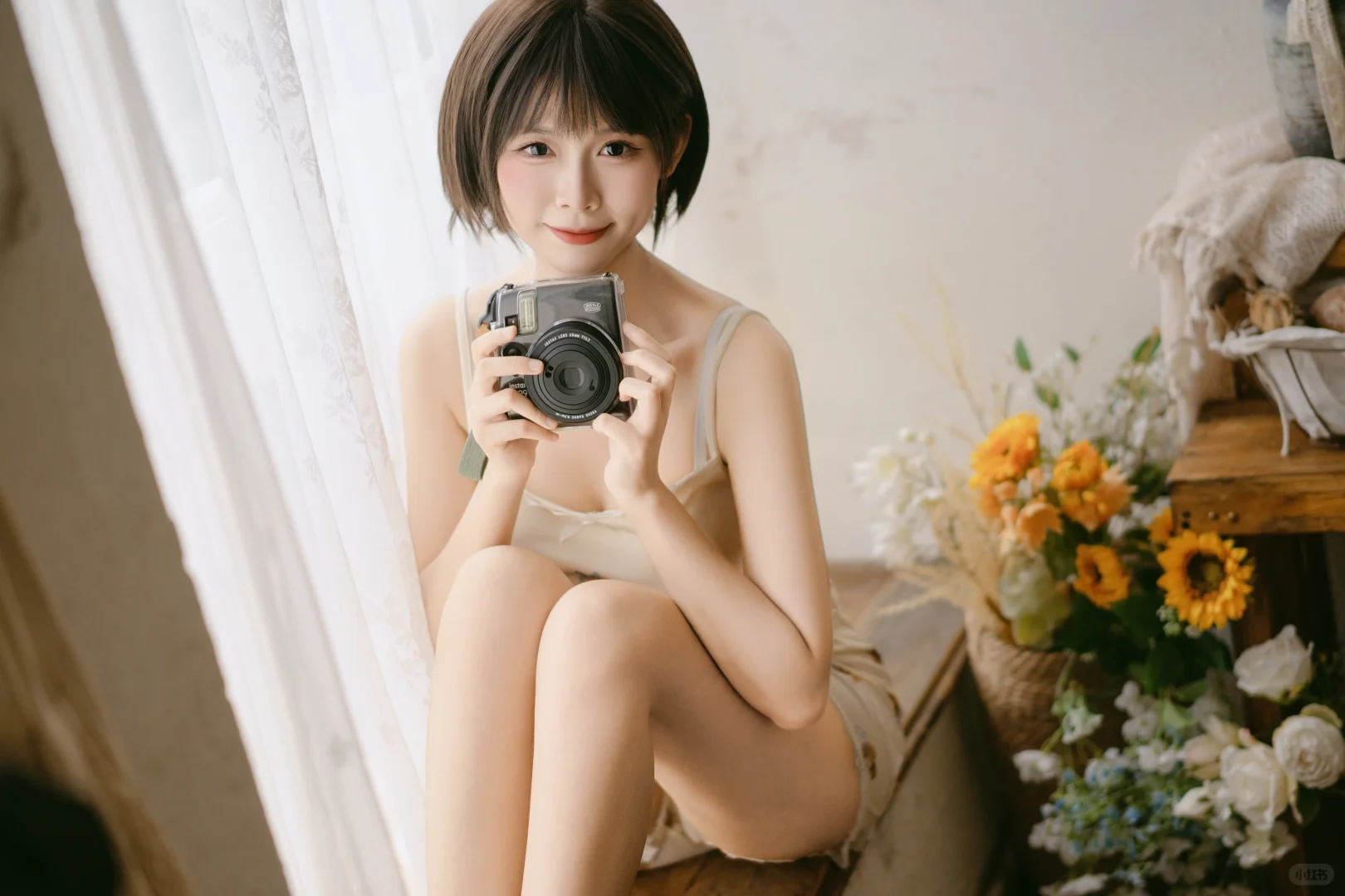 居家少女写真、慵懒感拉满(暖调)
