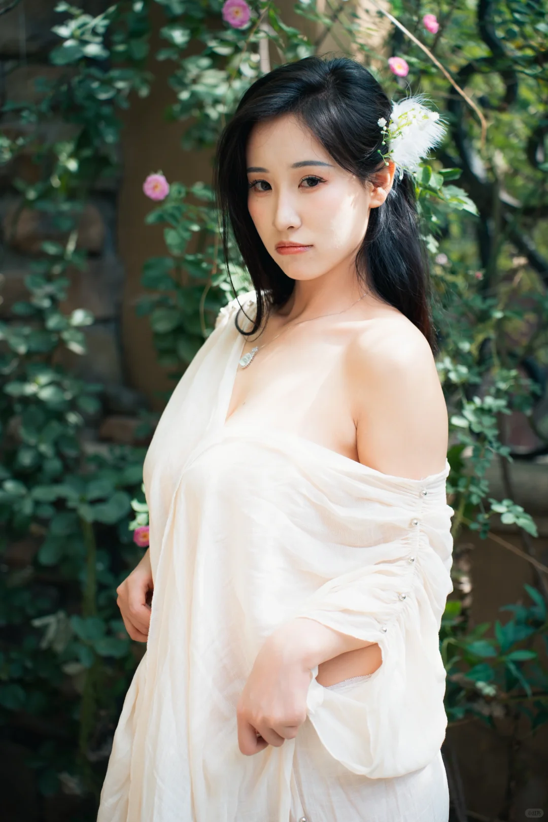 D调映画(97)在院子里出现了仙女！美神降临