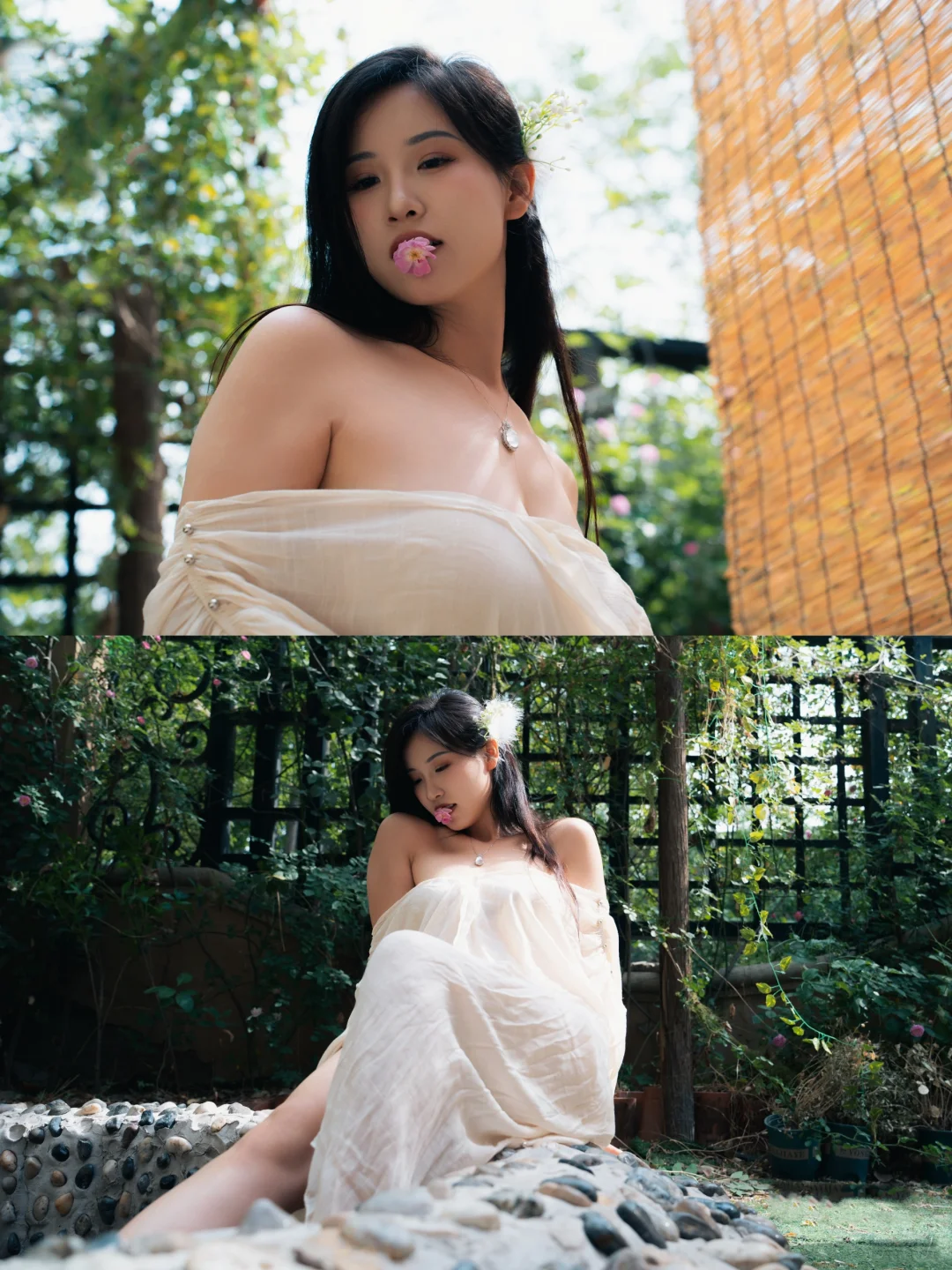 D调映画(97)在院子里出现了仙女！美神降临