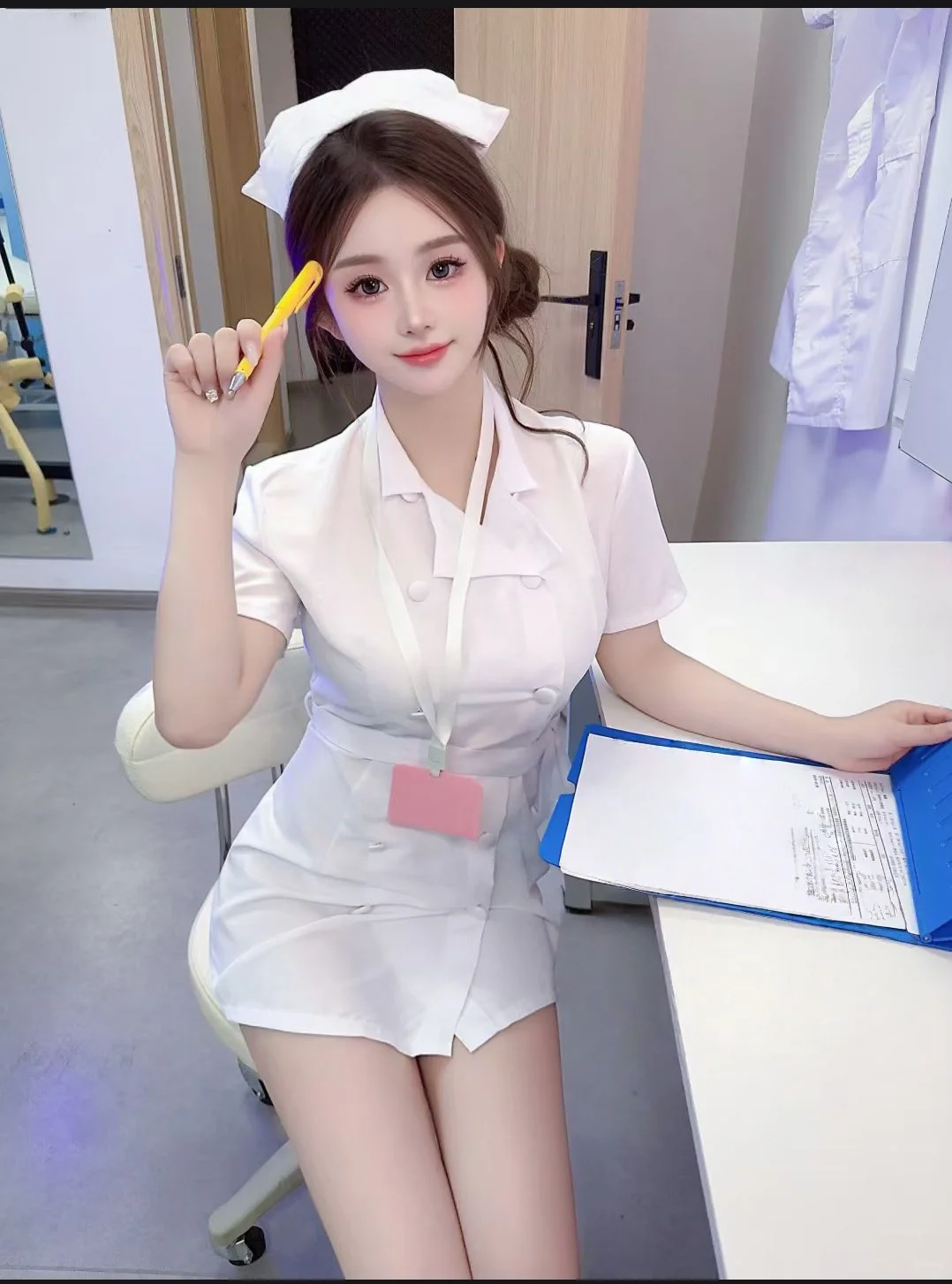 模特新人制服写真