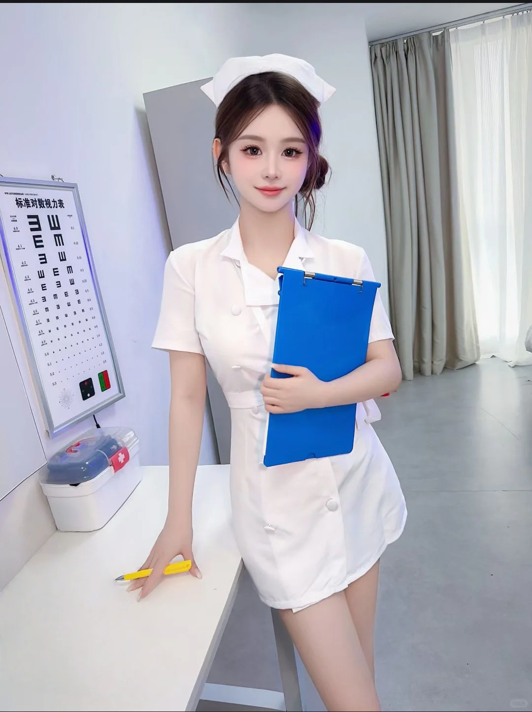 模特新人制服写真