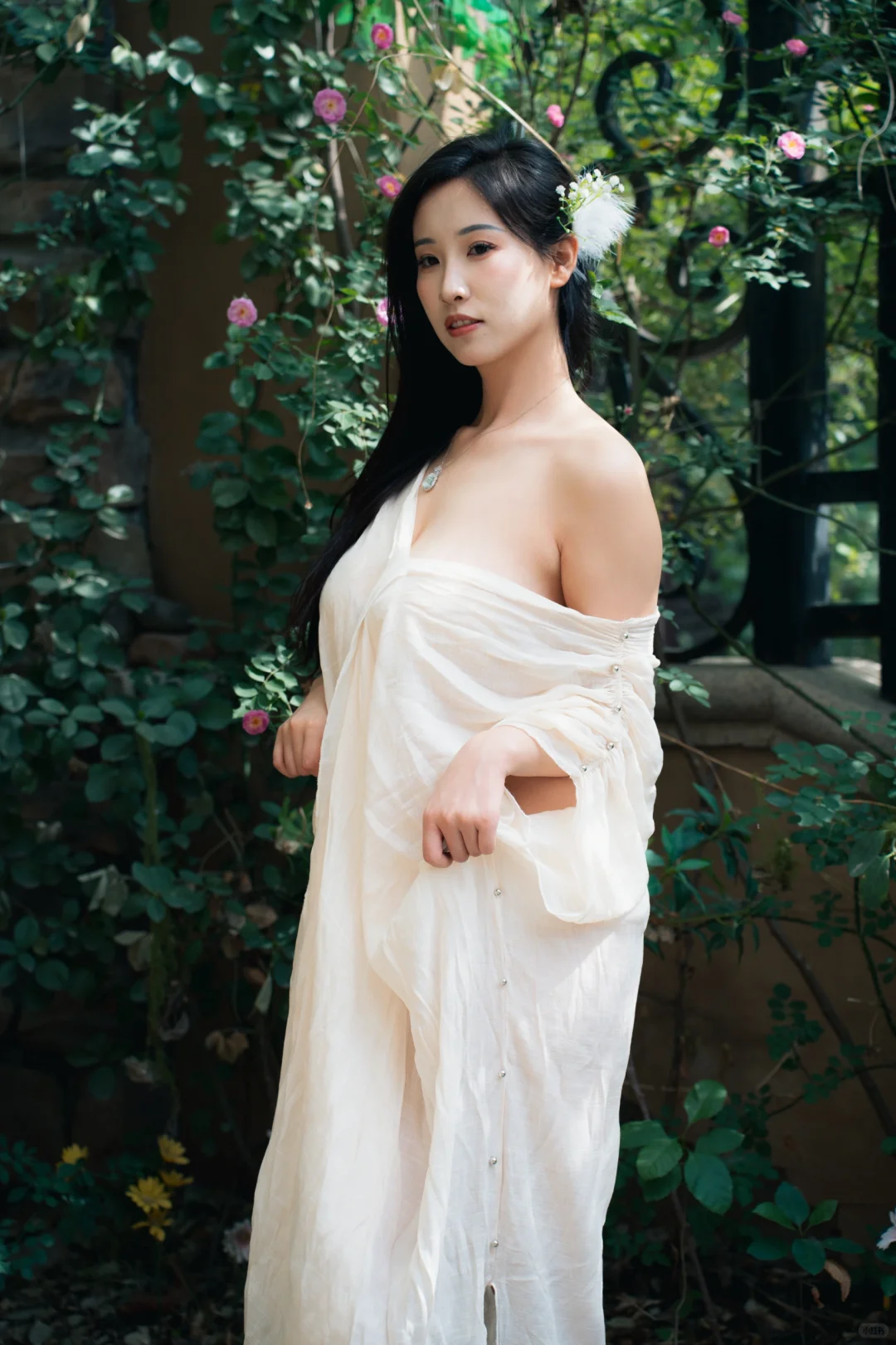 D调映画(97)在院子里出现了仙女！美神降临