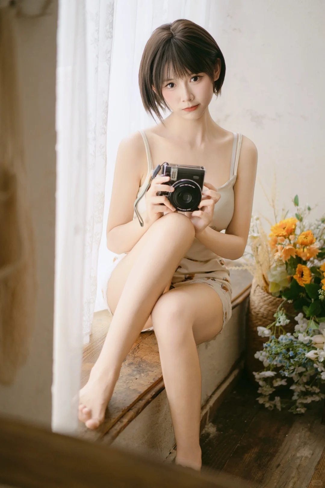 居家少女写真、慵懒感拉满(暖调)