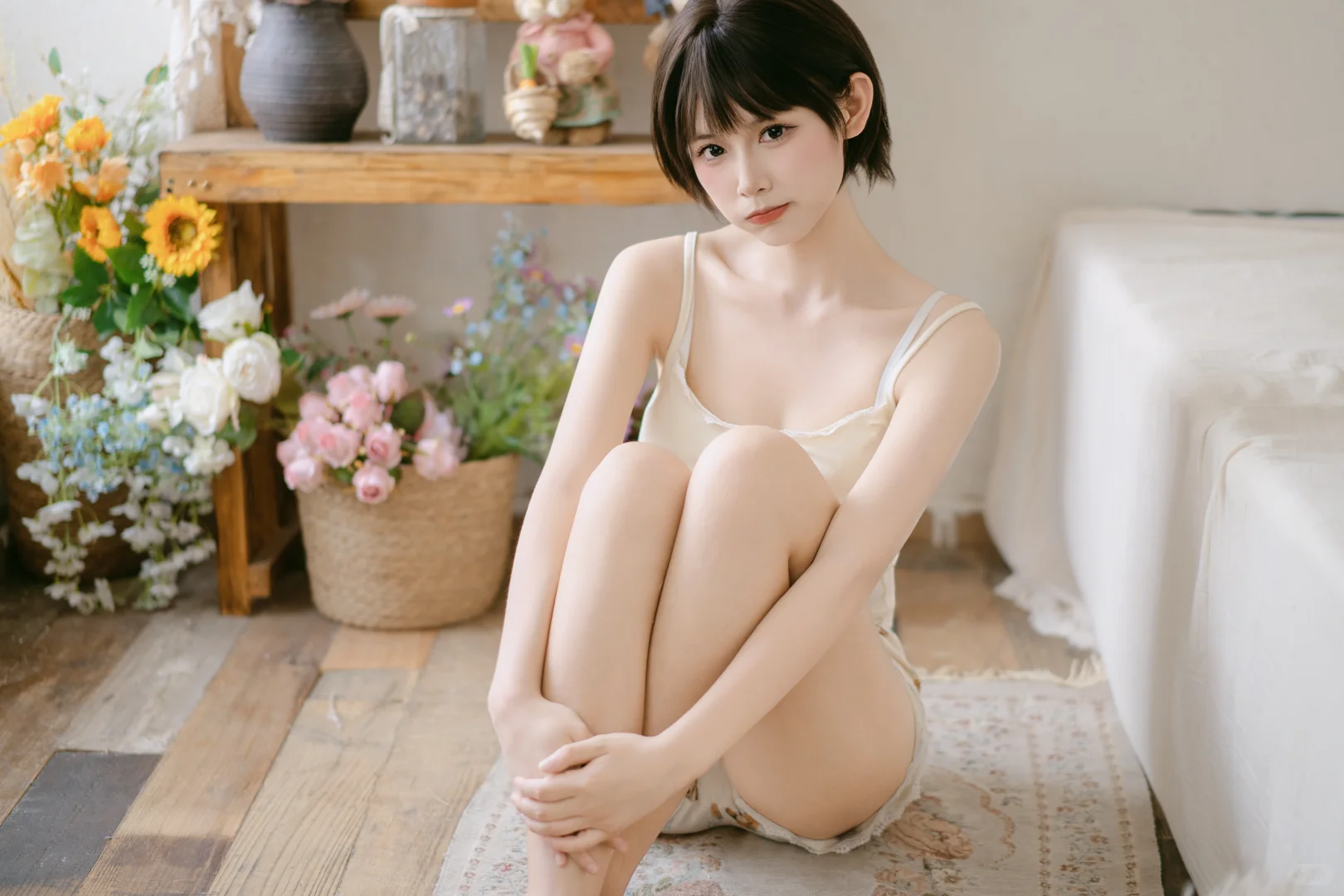 居家少女写真、慵懒感拉满(暖调)