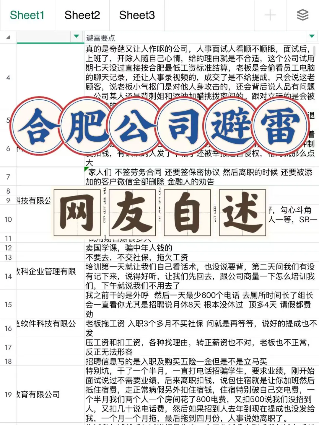 合肥找工作避雷2025信息差