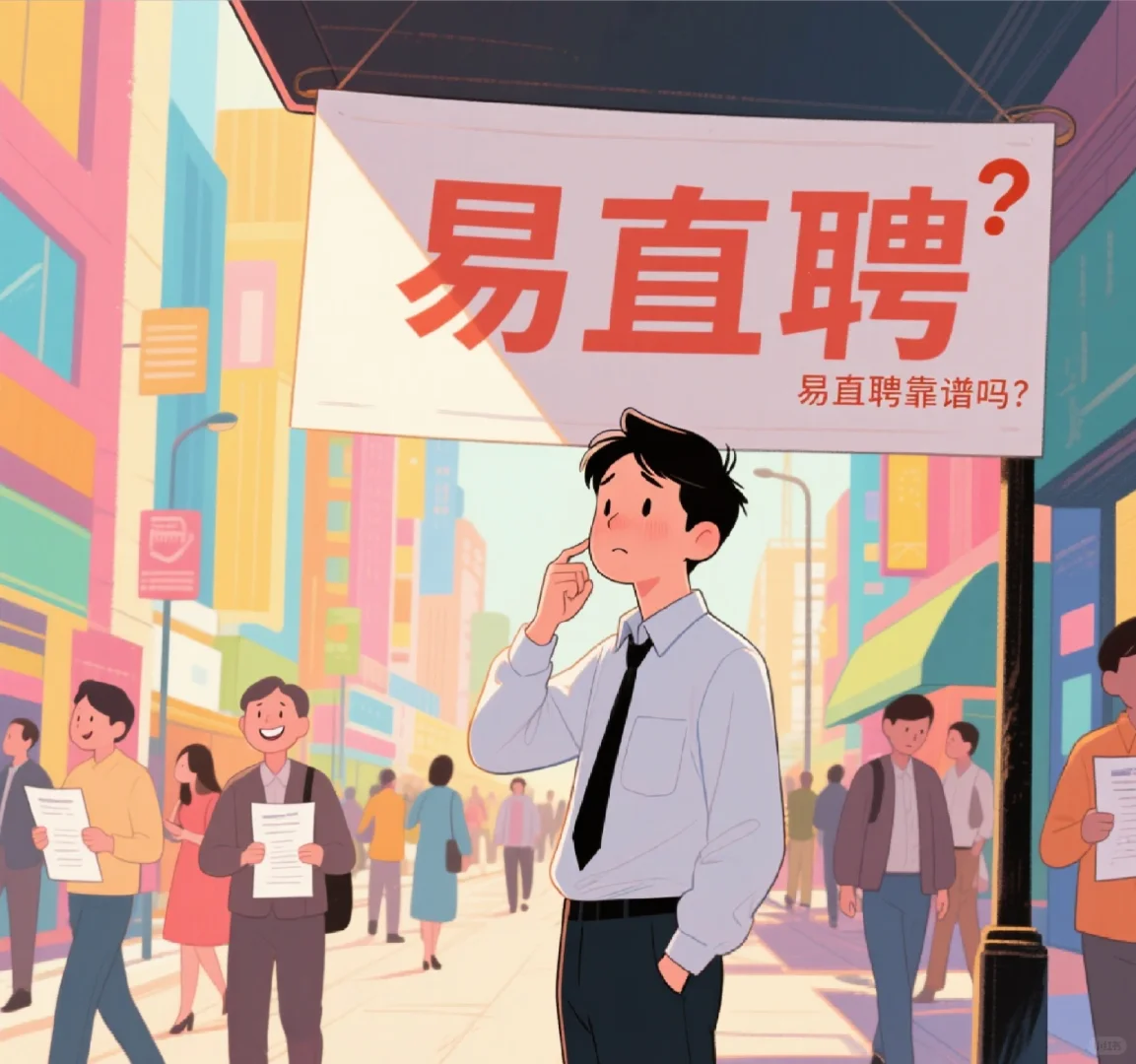 易直聘靠谱吗??