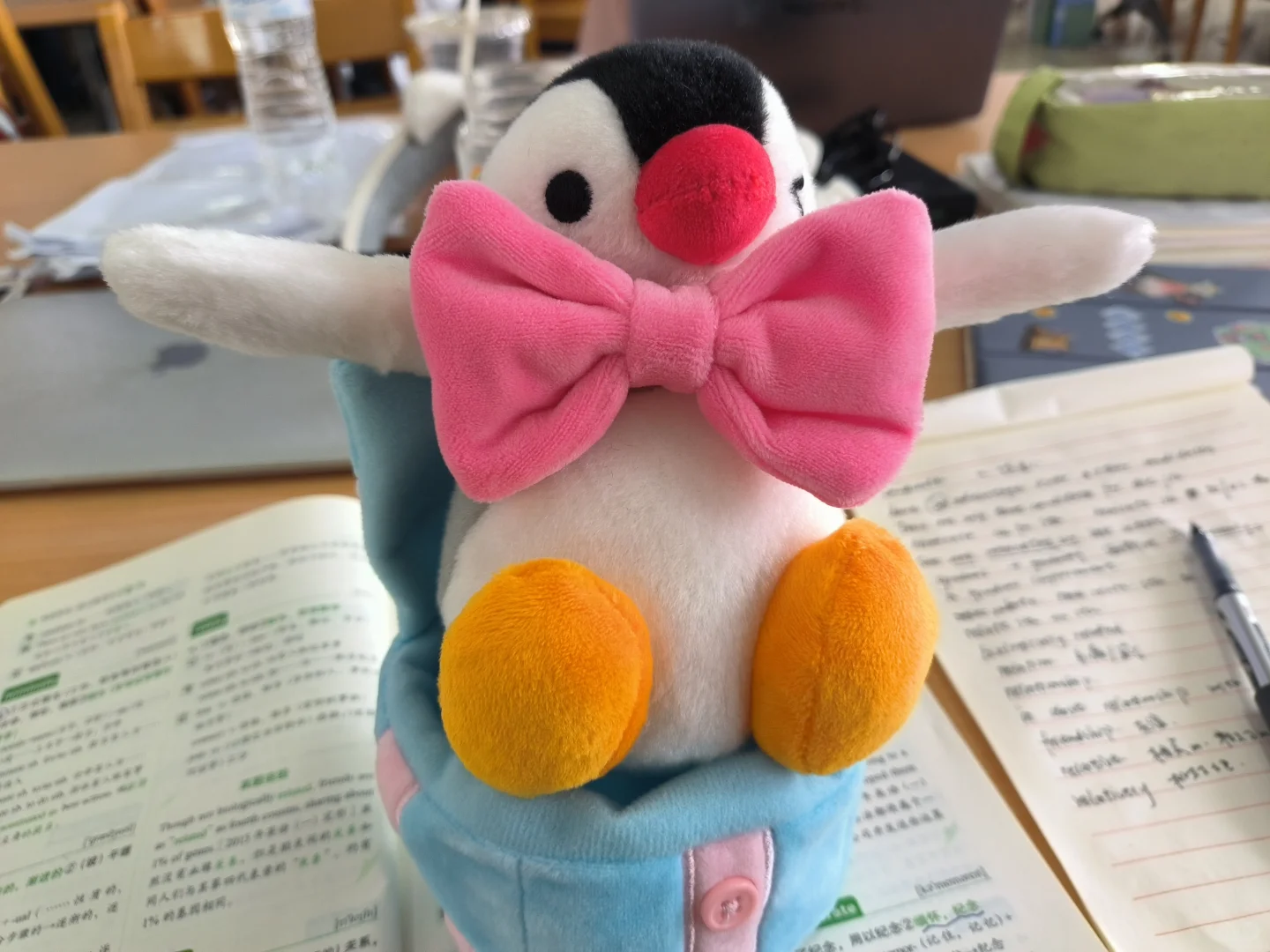 聘用未满一岁的pingu和pinga干陪读工作