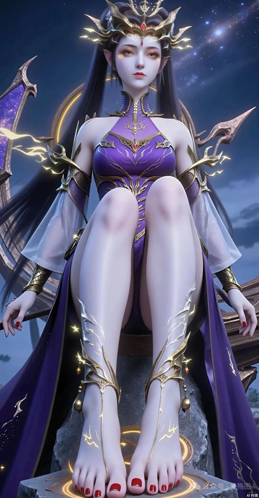 国漫女神，长腿间流转的风情，美的最高致敬